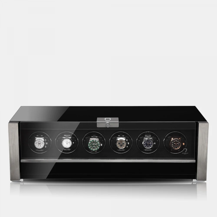 MODALO ALLEGRA 6 MV4. BLACK Шкатулка для подзавода 6-ти часов.