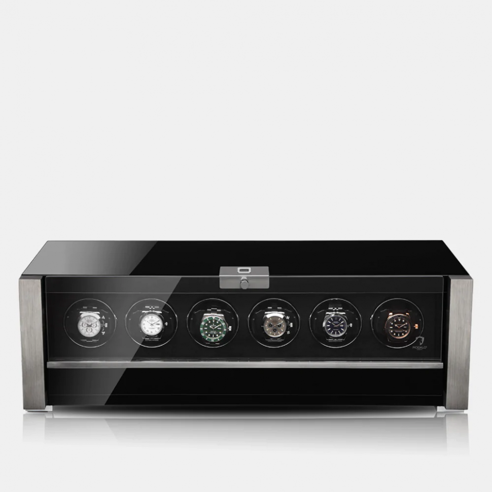 MODALO ALLEGRA 6 MV4. BLACK Шкатулка для подзавода 6-ти часов.