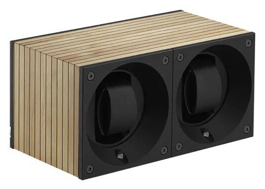 Masterbox collection. Wooden Masterbox Duo. Бокс для 2-х часов с автоподзаводом. Swiss Kubik, Швейцария.