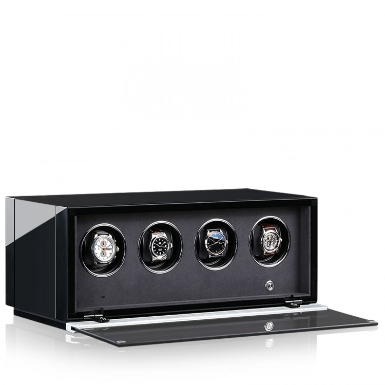 Chronovision Ambiance IV. Черный лак. Бокс для подзавода 4-x часов.