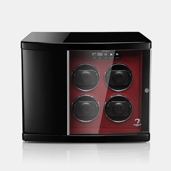 MODALO Timeless 6 Red. Шкатулка для подзавода 6-ти часов.