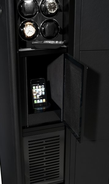 Buben-Zorweg PYTHON COLLECTOR HIFI. Включает в себя подзавод часов, часы, систему HIFI и метеостанцию. 