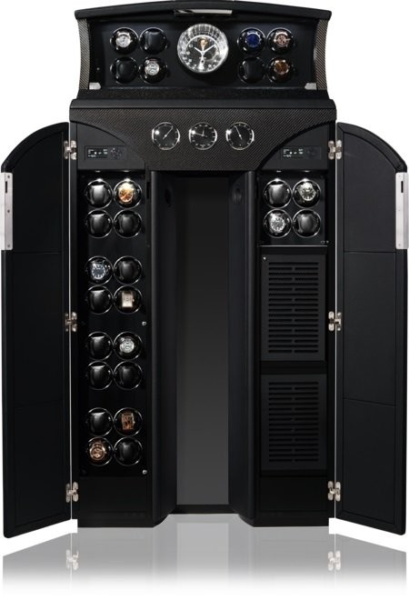 Buben-Zorweg PYTHON COLLECTOR HIFI. Включает в себя подзавод часов, часы, систему HIFI и метеостанцию. 