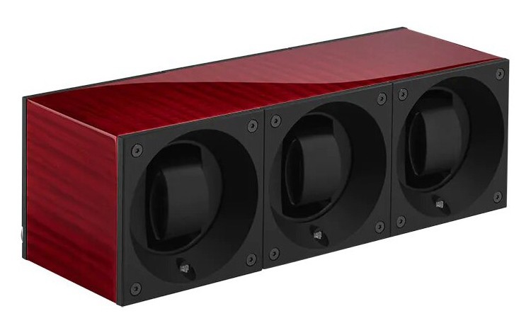 Masterbox collection. Wooden Masterbox Trio. Бокс для 3-х часов с автоподзаводом. Swiss Kubik, Швейцария.