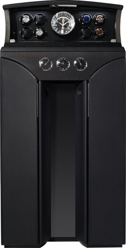 Buben-Zorweg PYTHON CONNOISSEUR HIFI Включает в себя подзавод часов, часы, хьюмидор, систему Hi-Fi и метеостанцию. 
