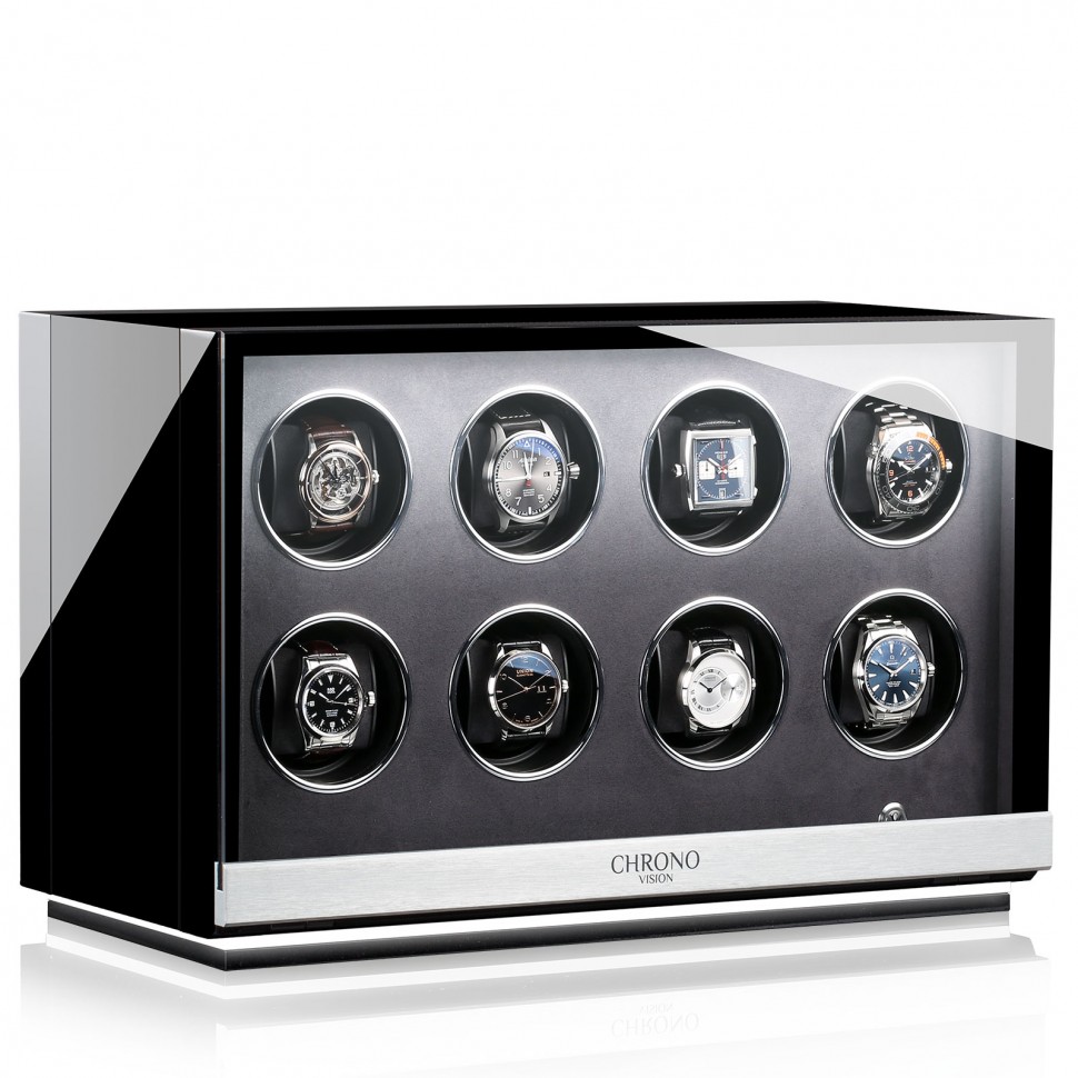 Chronovision Ambiance VIII. Черный лак. Бокс для подзавода 8-ми часов.
