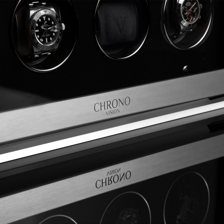 Chronovision Ambiance VIII. Черный лак. Бокс для подзавода 8-ми часов.