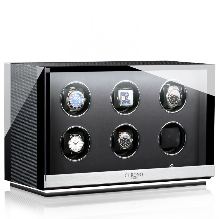 Chronovision Ambiance VI. Карбон, лак. Бокс для подзавода 6-ти часов.