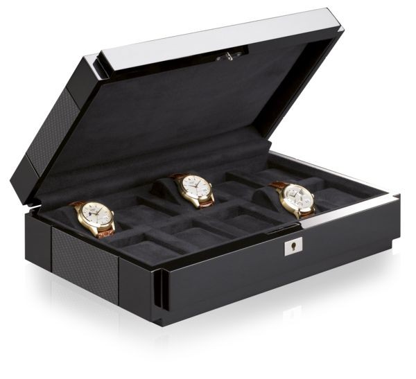 Buben-Zorweg Vantage 10 Macassar. Шкатулка для хранения 10-ти часов.