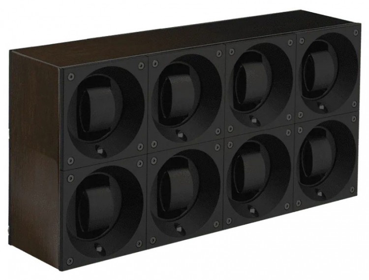 Masterbox collection. Wooden Masterbox 8 Positions. Бокс для 8-ми часов с автоподзаводом. Swiss Kubik, Швейцария.