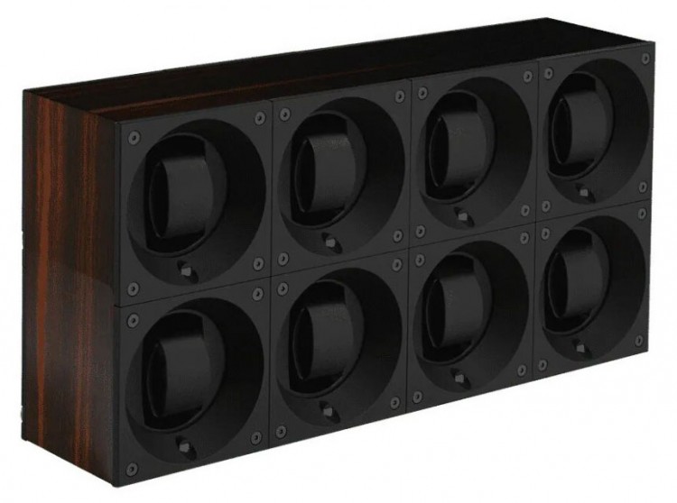 Masterbox collection. Wooden Masterbox 8 Positions. Бокс для 8-ми часов с автоподзаводом. Swiss Kubik, Швейцария.