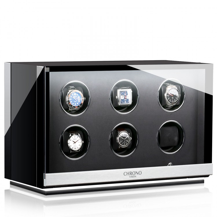 Chronovision Ambiance VI. Черный лак. Бокс для подзавода 6-ти часов.