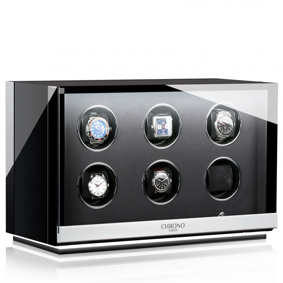 Chronovision Ambiance VI. Черный лак. Бокс для подзавода 6-ти часов.