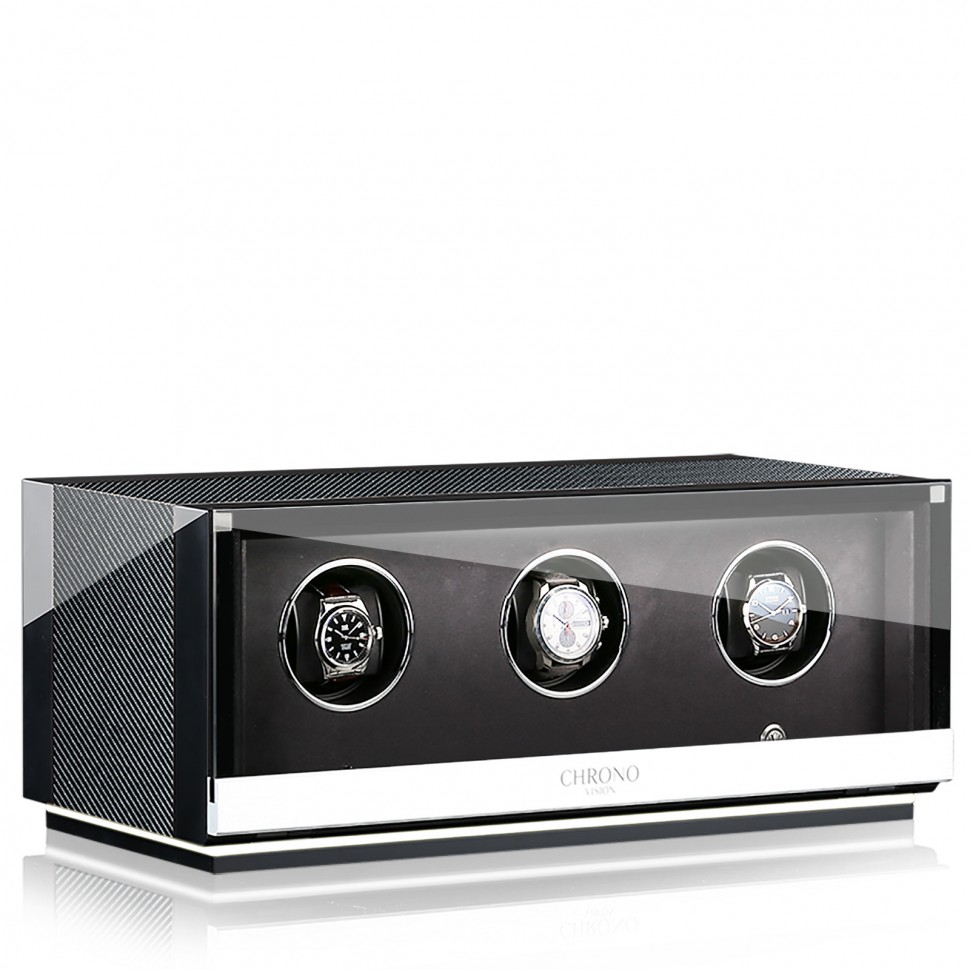 Chronovision Ambiance III. Карбон, лак. Бокс для подзавода 3-x часов.