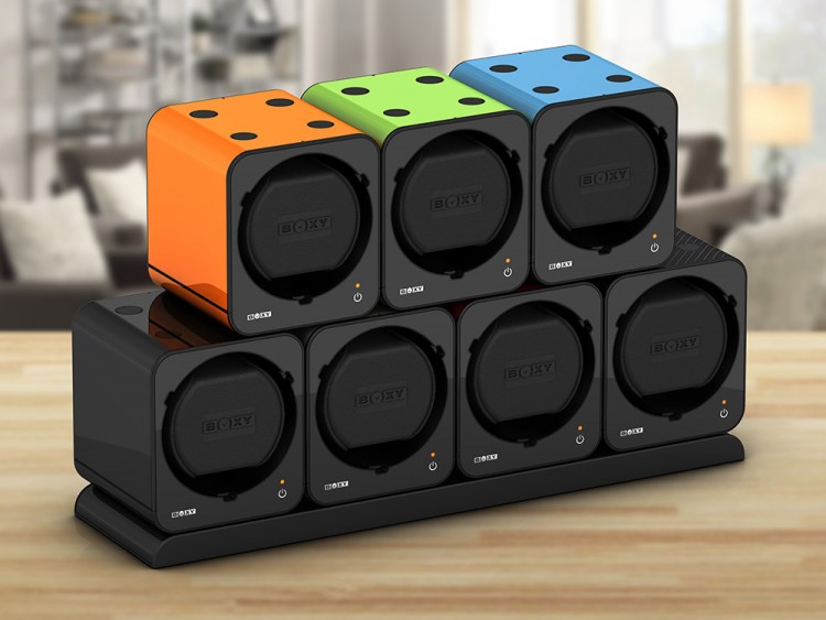 BOXY Fancy Brick. Шкатулка для подзавода 1-х часов. Красный.