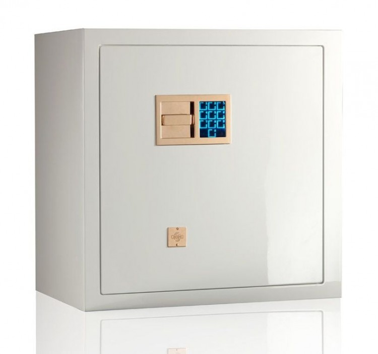 Арт. 914 BIANCO SEGRETO. Сейф для завода 3-х, 6-ти, 9-ти часов и хранения драгоценностей. Agresti Италия.