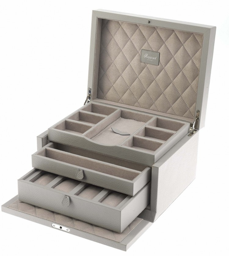 Арт. J139. Шкатулка для 11-ти часов и ювелирных изделий. JEWELLERY BOX. Rapport London (Англия).    