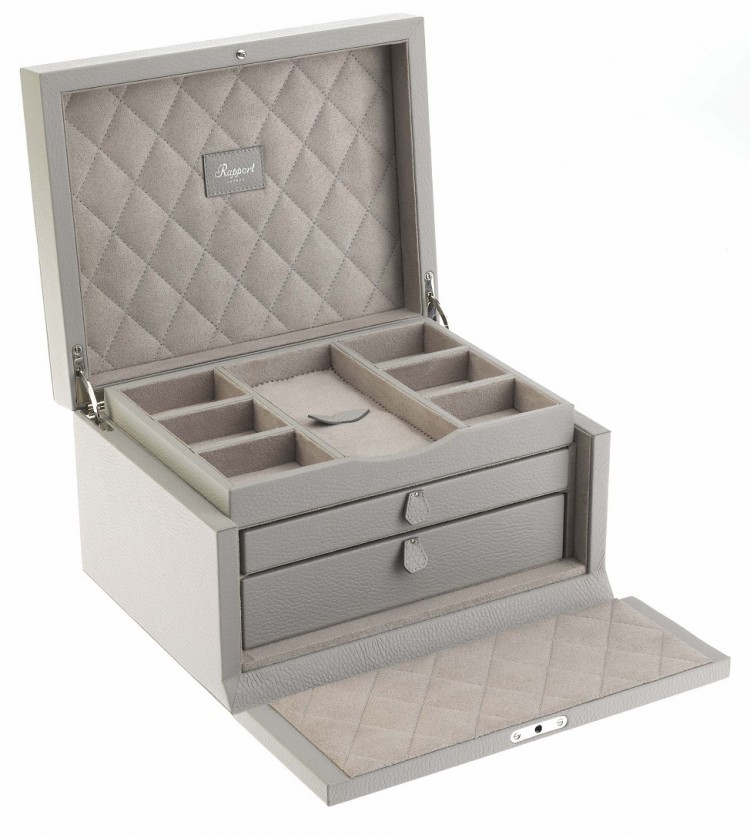 Арт. J139. Шкатулка для 11-ти часов и ювелирных изделий. JEWELLERY BOX. Rapport London (Англия).    