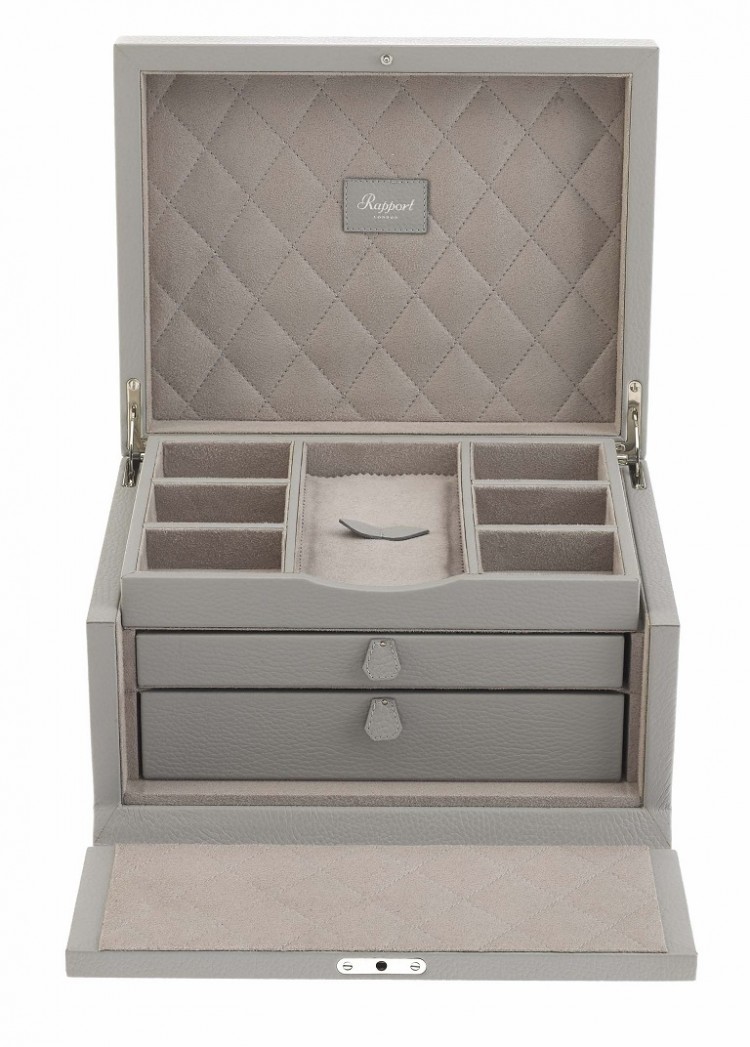 Арт. J139. Шкатулка для 11-ти часов и ювелирных изделий. JEWELLERY BOX. Rapport London (Англия).    