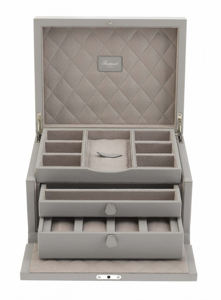 Арт. J139. Шкатулка для 11-ти часов и ювелирных изделий. JEWELLERY BOX. Rapport London (Англия).    