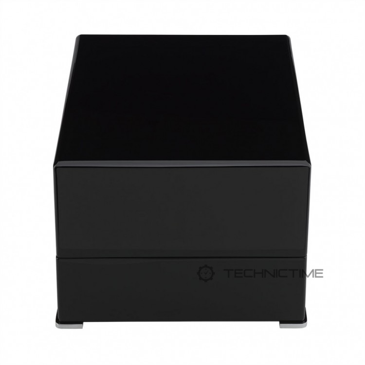 Арт. W574. Шкатулка для подзавода 4-х часов. PERPETUA III POLISHED EBONY FINISH. Rapport London. Сделано в Великобритании.