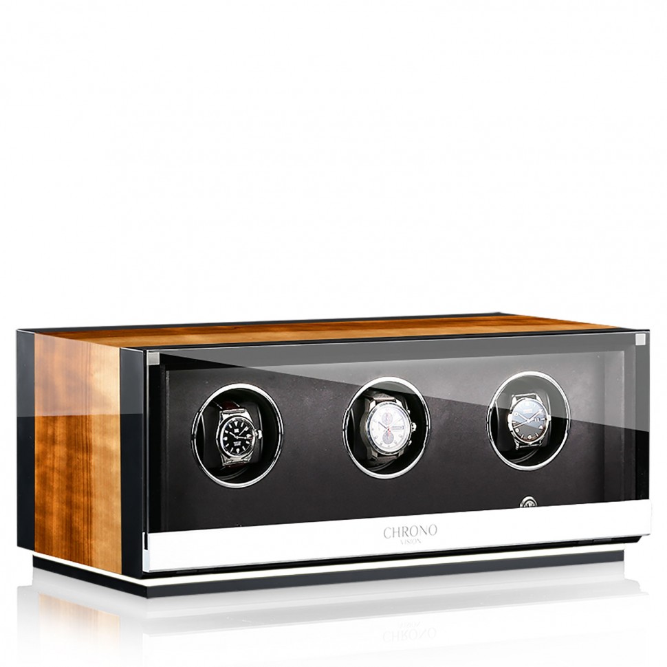 Chronovision Ambiance III. Орех, лак. Бокс для подзавода 3-x часов.