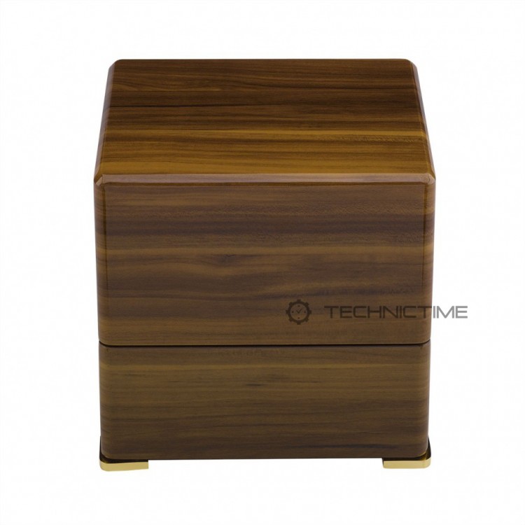 Арт. W581. Шкатулка для подзавода 1-х часов. PERPETUA III WALNUT FINISH. Rapport London. Сделано в Великобритании.
