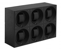 Masterbox collection. Wooden Masterbox 6 Positions. Бокс для 6-ти часов с автоподзаводом. Swiss Kubik, Швейцария.