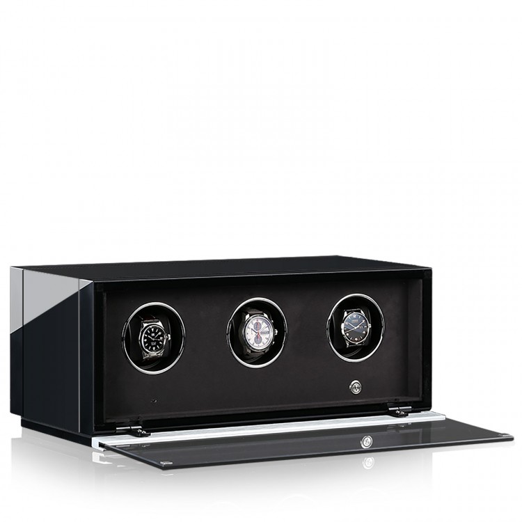 Chronovision Ambiance III. Черный лак. Бокс для подзавода 3-x часов.