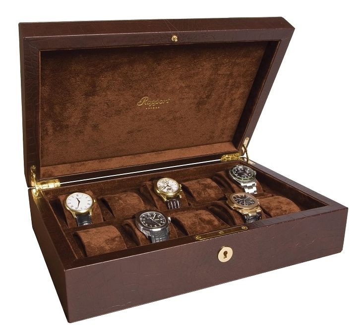 Арт.  L265. Шкатулка для 10-ти часов. 10 WATCH COLLECTOR BOXES. Rapport London (Англия).