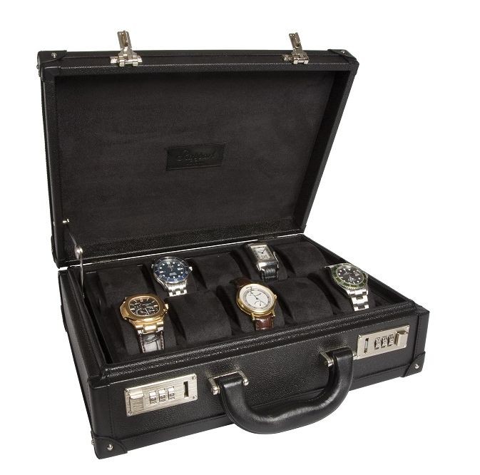 Арт. L266. Кейс для хранения 10-ти часов. 10 WATCH ATTACHE CASE. Rapport London (Англия).