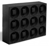 Masterbox collection. Wooden Masterbox 12 Positions. Бокс для 12-ти часов с автоподзаводом. Swiss Kubik, Швейцария.